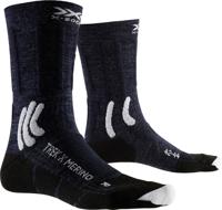 X-Socks wandelsokken Trek X wol/nylon zwart/wit