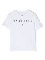 MM6 Maison Margiela Kids t-shirt en coton à logo imprimé - Blanc