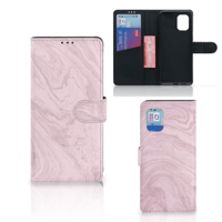 Xiaomi Mi 10 Lite Bookcase Marble Pink - Origineel Cadeau Vriendin
