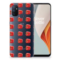 OnePlus Nord N100 Siliconen Case Paprika Red - thumbnail