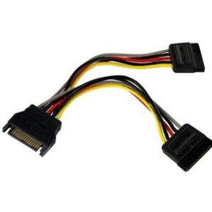 StarTech.com 15cm SATA Voedingskabel Y-adapter M/F