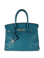 Hermès Pre-Owned sac à main Birkin 30 (2011) - Bleu - thumbnail