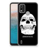 Silicone Back Case Nokia C21 Plus Skull Eyes