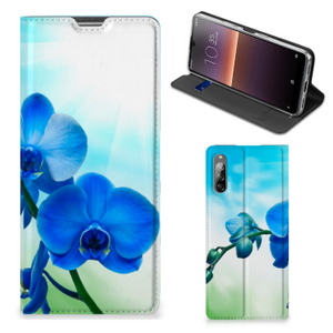 Sony Xperia L4 Smart Cover Orchidee Blauw - Cadeau voor je Moeder