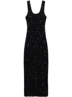 Simkhai robe longue Dione à sequins - Noir