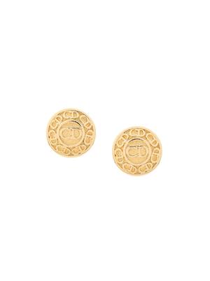 Christian Dior Pre-Owned boucles d'oreille à motif monogrammé