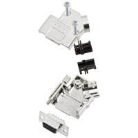 TRU COMPONENTS TCD45PKM09DBSK 7709468 D-sub female connectorset 45 ° Aantal polen: 9 Soldeerkelk 1 stuk(s)