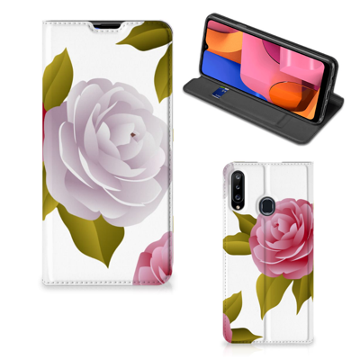 Samsung Galaxy A20s Smart Cover Roses