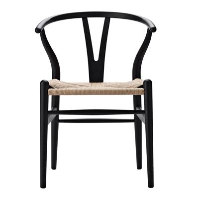 Carl Hansen & Søn Wishbone Stoel CH24 - Soft Black