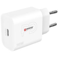 Skross Power Charger EU USB-oplader Uitgangsstroom (max.) 3 A Aantal uitgangen: 1 x USB-C bus (Power Delivery) - thumbnail