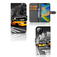 iPhone 14 Plus Flip Cover New York Taxi - thumbnail