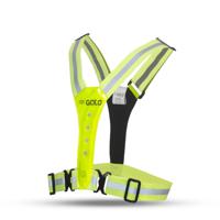 Outwet Kids led safer vest neon yellow kids size - thumbnail