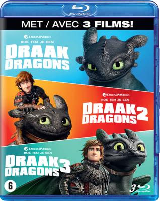 Hoe Tem Je Een Draak 1-3 (How To Train Your Dragon 1-3) - Blu-Ray (5053083182090)