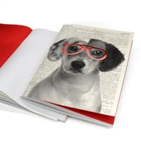 Arbos schrift jackrussel 12x17 cm