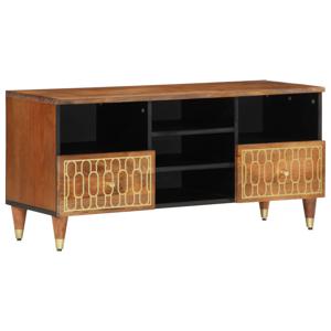 Tv-meubel 100x33x46 cm massief mangohout