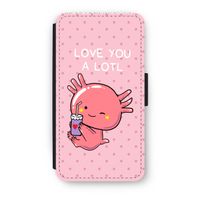 Love You A Lotl: iPhone X Flip Hoesje