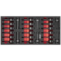 Vigor V5603 Binnen-T-profiel, Veeltand (XZN), Inbus Slagadapterset 24-delig 1/2 (12.5 mm)