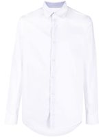 Armani Exchange chemise en coton à logo brodé - Blanc