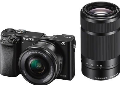 Sony A6000 Zwart + 16-50mm + 55-210mm