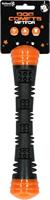 Dog Comets Meteor Ballenwerper voor Honden S - 23 cm - Werpstok hond - Rubberen Hondenspeelgoed - Stuiterend - Oranje/Zwart