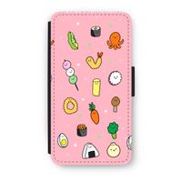 Happy bento friends: iPhone XS Flip Hoesje