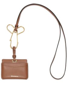 JW Anderson porte-cartes en cuir - Marron