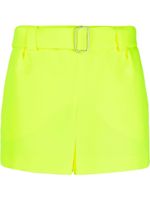 Philosophy Di Lorenzo Serafini short ceinturé à taille mi-haute - Jaune - thumbnail