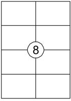 Etiket Quantore 105 x 74 mm 800 stuks