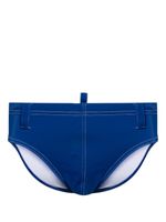 DSQUARED2 slip de bain à logo imprimé - Bleu - thumbnail