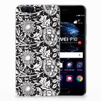 Huawei P10 TPU Case Black Flowers