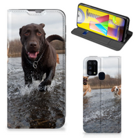 Samsung Galaxy M31 Hoesje maken Honden Labrador