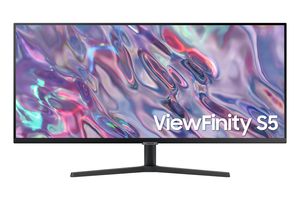 Samsung ViewFinity S5 S50GC computer monitor 86,4 cm (34") 3440 x 1440 Pixels UltraWide Quad HD LED Zwart