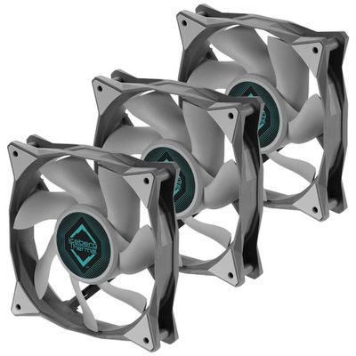 Iceberg Thermal IceGALE Computer behuizing Ventilator 12 cm Grijs 3 stuk(s)