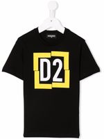 DSQUARED2 KIDS t-shirt à logo imprimé - Noir