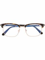 TOM FORD Eyewear lunettes de vue à monture papillon - Marron