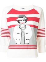 CHANEL Pre-Owned sweat Mademoiselle - Blanc