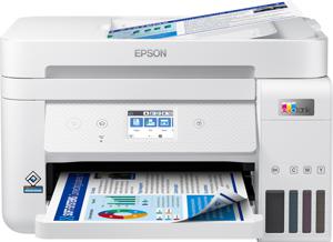 Epson EcoTank ET-4856 Multifunctionele printer Inkjet Kleur A4 Printen, scannen, kopiëren, faxen ADF, Duplex, LAN, Inktbijvulsysteem, USB, WiFi