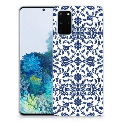 Samsung Galaxy S20 Plus TPU Case Flower Blue