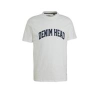 JACK & JONES PREMIUM T-shirt Weston met tekst grijs