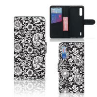 Xiaomi Mi 9 Lite Hoesje Black Flowers - thumbnail