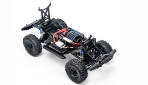 Amewi Dirt Climbing SUV Safari 1:10 Brushed RC auto Elektro Crawler 4WD RTR 2,4 GHz Incl. accu en lader, Met lichteffect, Incl. batterijen