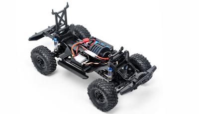 Amewi Dirt Climbing SUV Safari 1:10 Brushed RC auto Elektro Crawler 4WD RTR 2,4 GHz Incl. accu en lader, Met lichteffect, Incl. batterijen