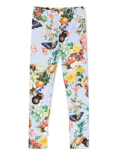 Molo legging à imprimé tropical - Bleu