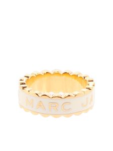 Marc Jacobs bague The Medallion à design festonné - Or