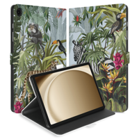 Uniek Samsung Galaxy Tab A9 Plus Tablethoesje Jungle Design | B2C Telecom - thumbnail