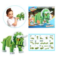 Toi-toys Knutselpuzzel Tricera Junior 25,8 Cm Groen 59-delig - thumbnail