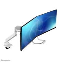 Neomounts DS75-450WH2 Monitor-tafelbeugel 2-voudig 43,2 cm (17) - 81,3 cm (32) Wit In hoogte verstelbaar, Kantelbaar, Zwenkbaar, Roteerbaar - thumbnail