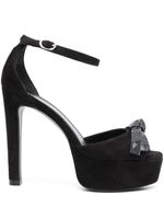 Stuart Weitzman sandales Discoplatform 130 mm - Noir