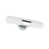 Paulmann 70350 WallCeiling Lenia IP44 max.2x20W E14 chroom/ondoorzichtig 230V metaal/glas spiegellamp wandlamp 703.50