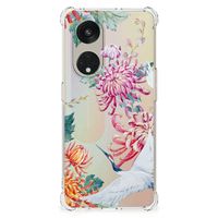 OPPO Reno8 T 5G Case Anti-shock Bird Flowers - thumbnail